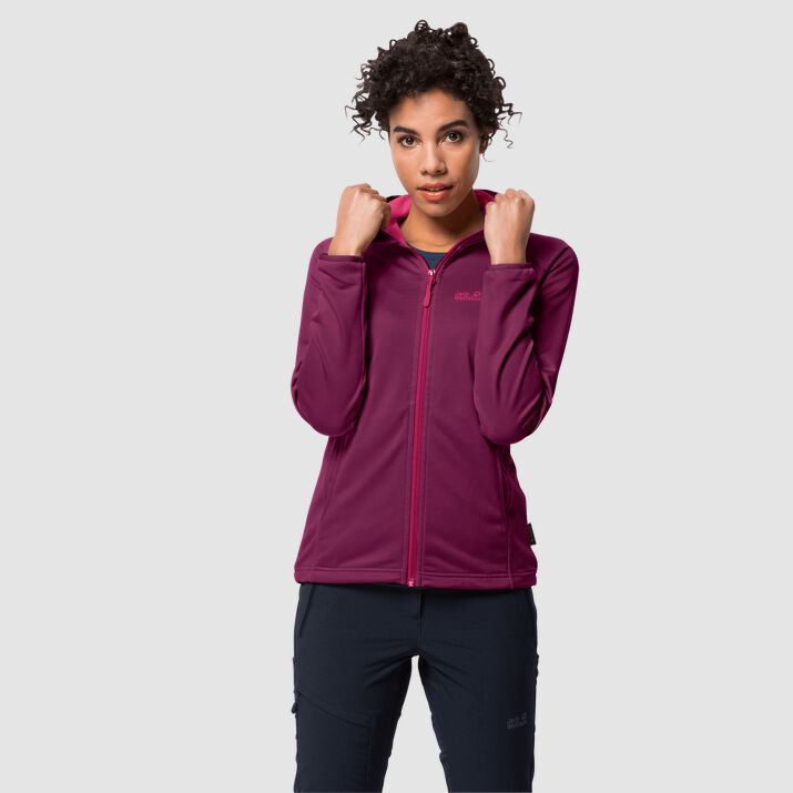 Chamarra Polar Jack Wolfskin Star Mujer Fucsia Mexico-8963171